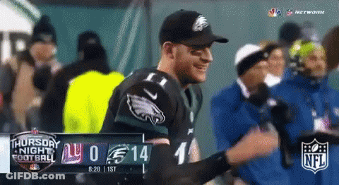 Eagles Fans Love Carson Wentz #GiveHimanewbigercontract GIF