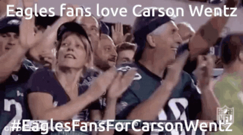Eagles Fans Love Carson Wentz GIF