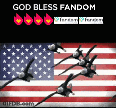 Eagles Flying In Front Of American Flag God Bless Fandom GIF