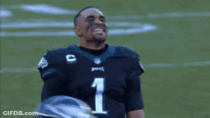 Eagles Jalen Hurts Screaming GIF