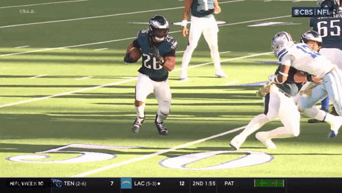Eagles Vs Cowboys Football Game On CBS GIF