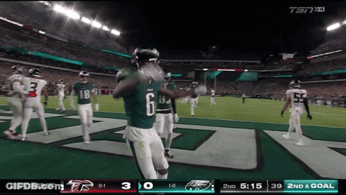 Eagles Vs Ravens Football Game On ESPN GIF