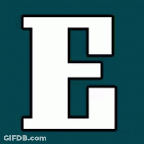 Eagles Word Spelled Out GIF
