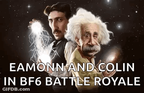 Eamonn And Colin In Battle Royale GIF