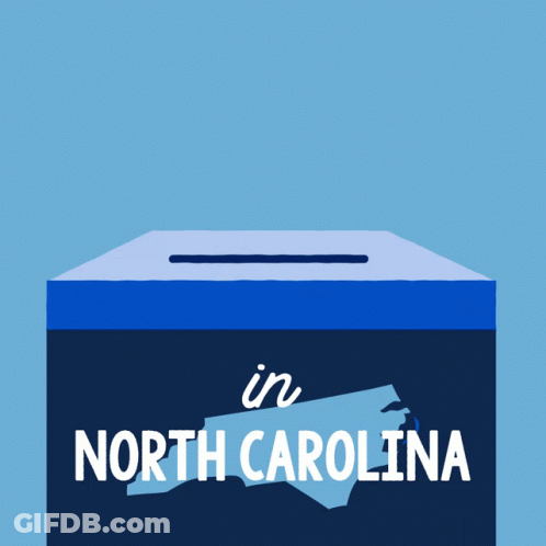 Early Vote Ballot Box North Carolina GIF