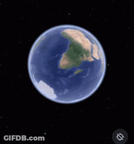 Earth Arctic Ocean View GIF