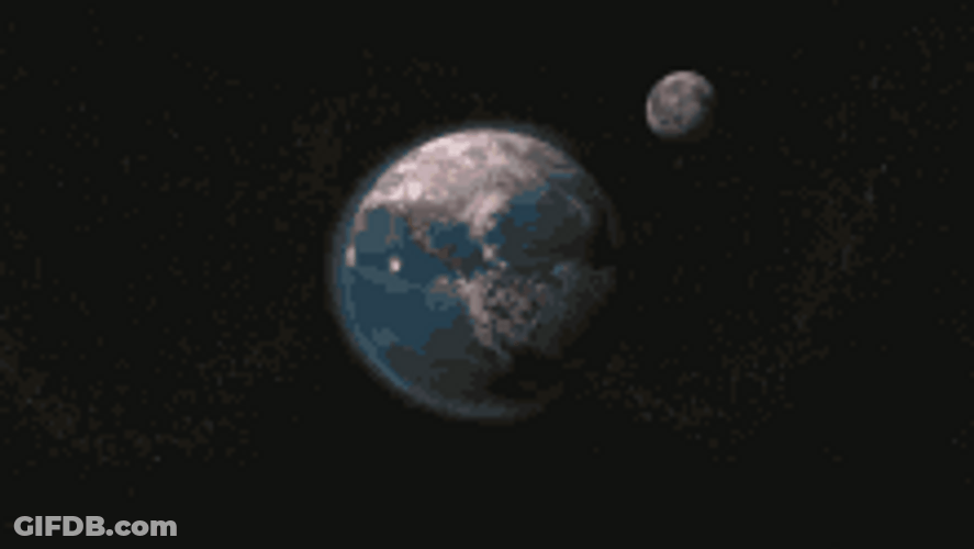 Earth Exploding Big Smoke Fire GIF