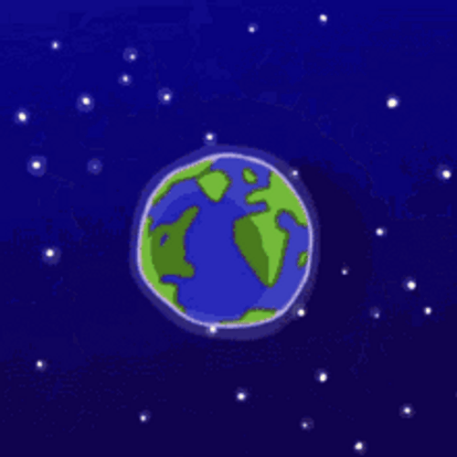 Earth Exploding Boom Explosion Clouds Cartoon GIF