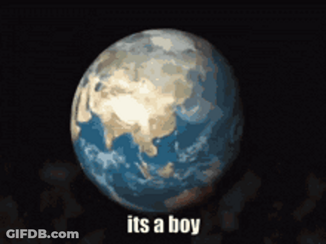 Earth Exploding Shattering Gender Reveal Meme GIF