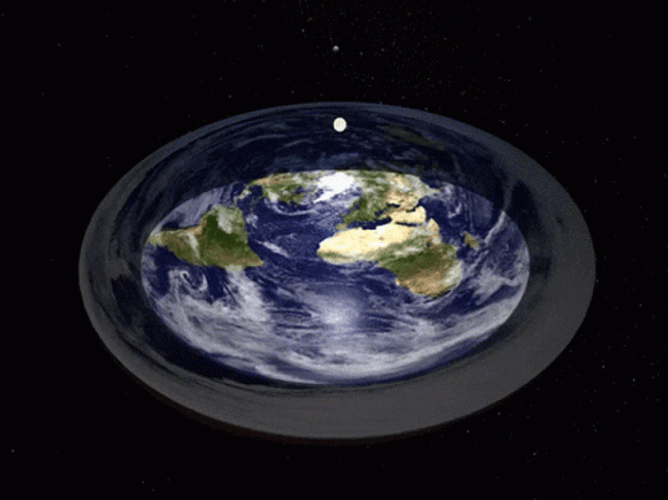 Earth Flat Animation GIF