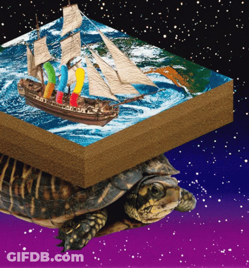 Earth Flat Debunking GIF