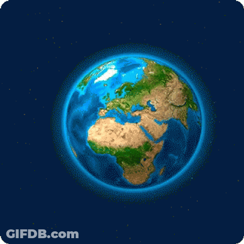 Earth No Rotation GIF