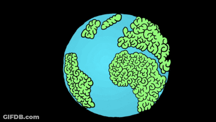Earth Pop Eye Animation GIF
