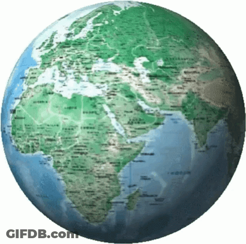 Earth Rotates So Fast GIF