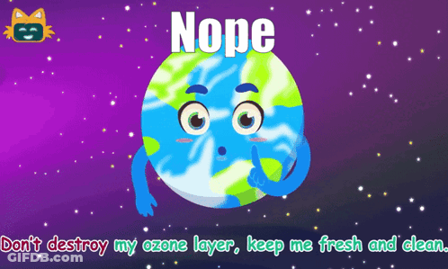 Earth Saying Nope GIF