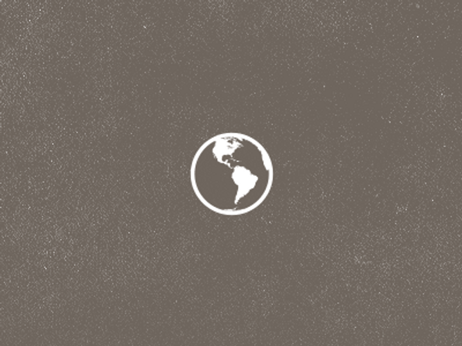 Earth Spinning Animation GIF