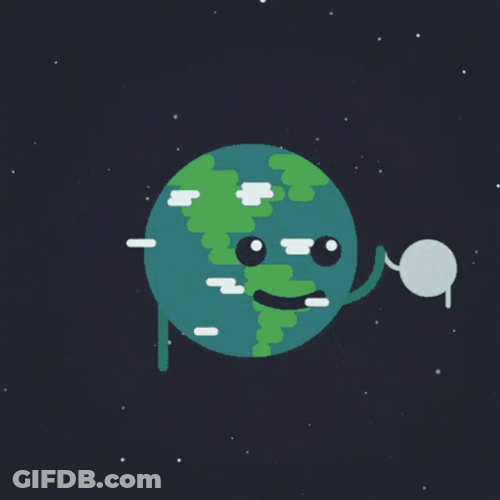 Earth Spinning GIF