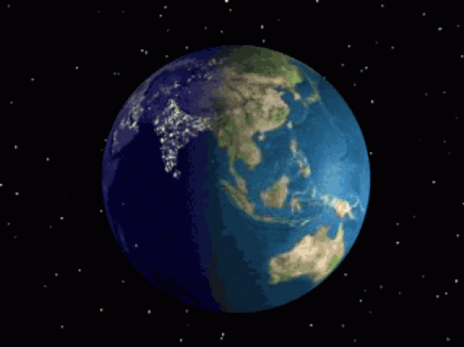 Earth World Space GIF