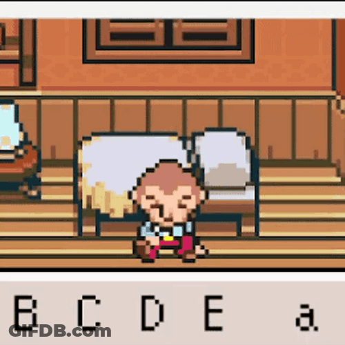 EarthBound Duster GIF
