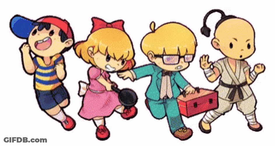 EarthBound Flashing Colors GIF