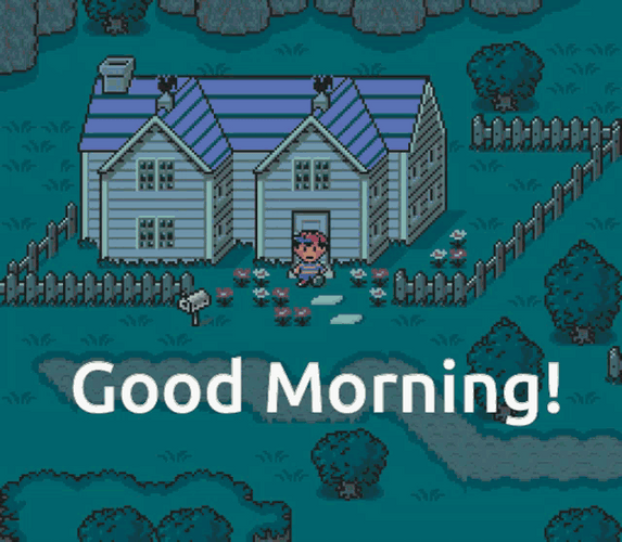 EarthBound Good Morning GIF