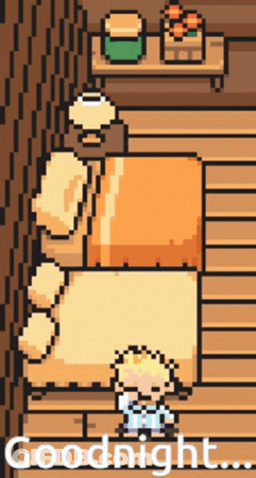 EarthBound Goodnight Lucas GIF