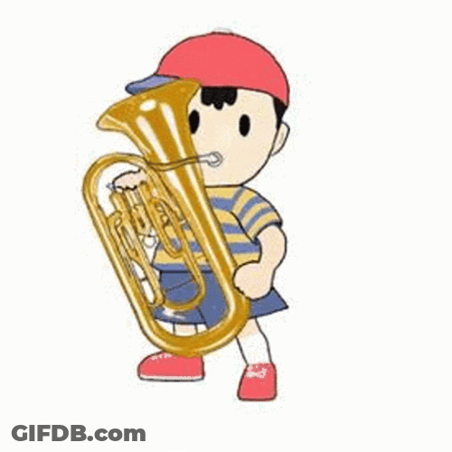 EarthBound Ness Baritone GIF