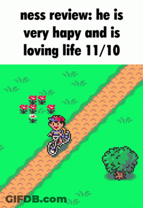 EarthBound Ness Review GIF