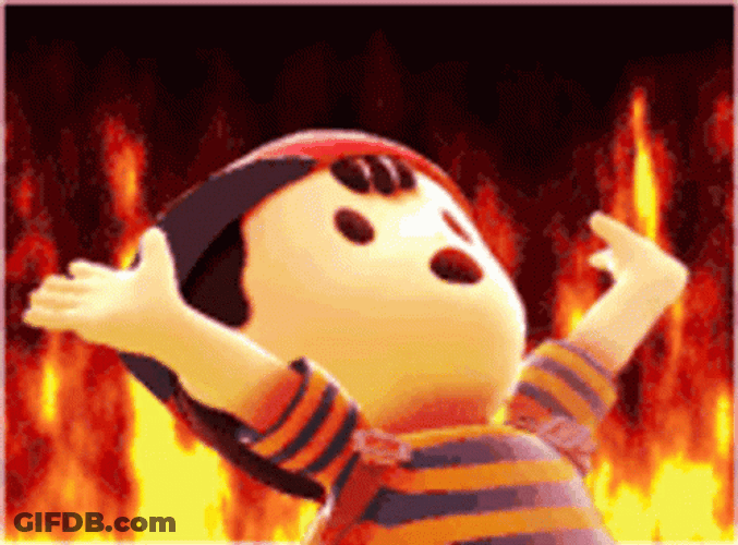 EarthBound PK Fire GIF