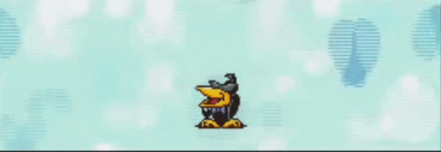 EarthBound Spiteful Crow GIF