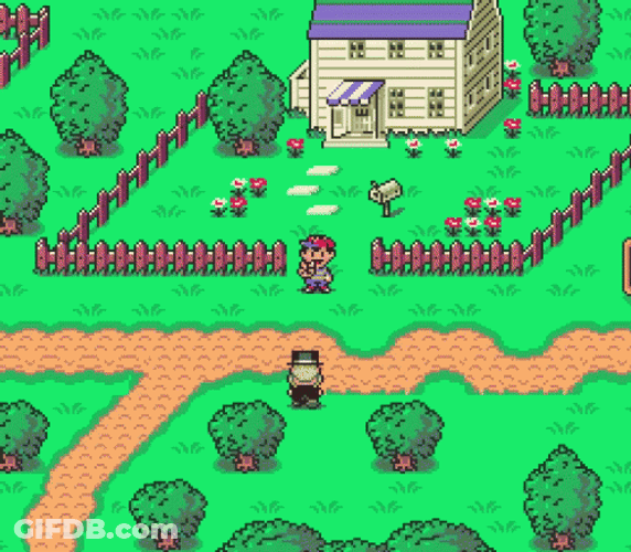 EarthBound The Camera Man GIF