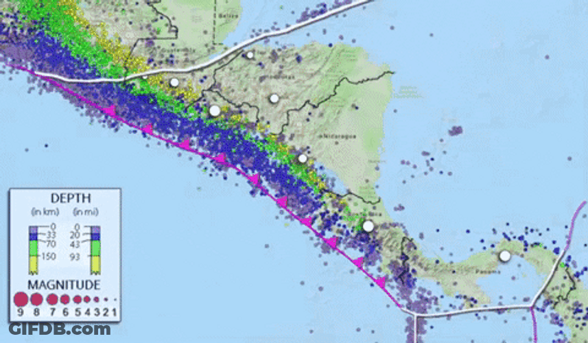 Earthquake Swarm Pangea GIF