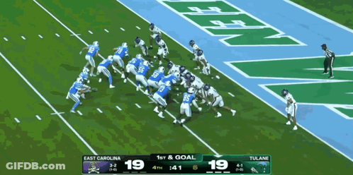 East Carolina Vs Tulane Football GIF