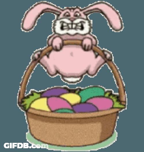 Easter Bunny Sticker GIF