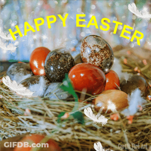 Easter Eggs Good Morning Happy Easter GIF