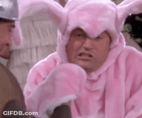 Easter Funny Bunny Chandler Friends GIF