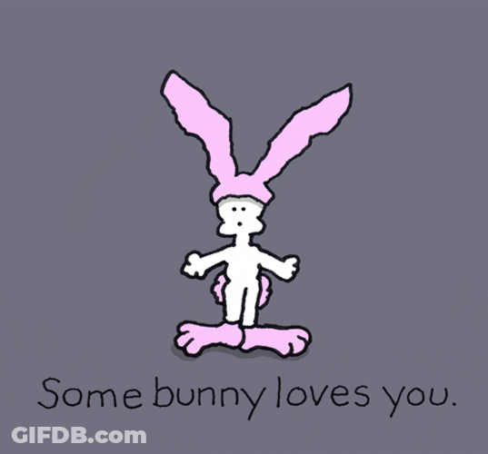 Easter Funny Bunny Chippy Dog GIF