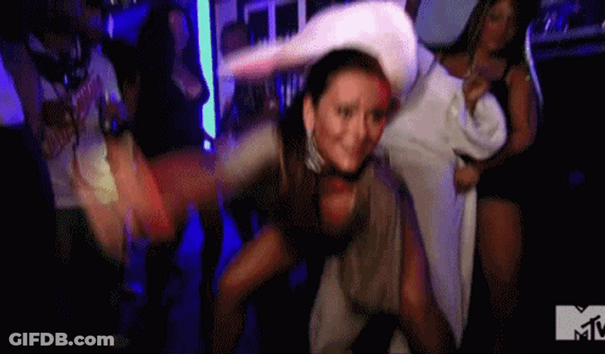 Easter Funny Bunny Party Dancing GIF