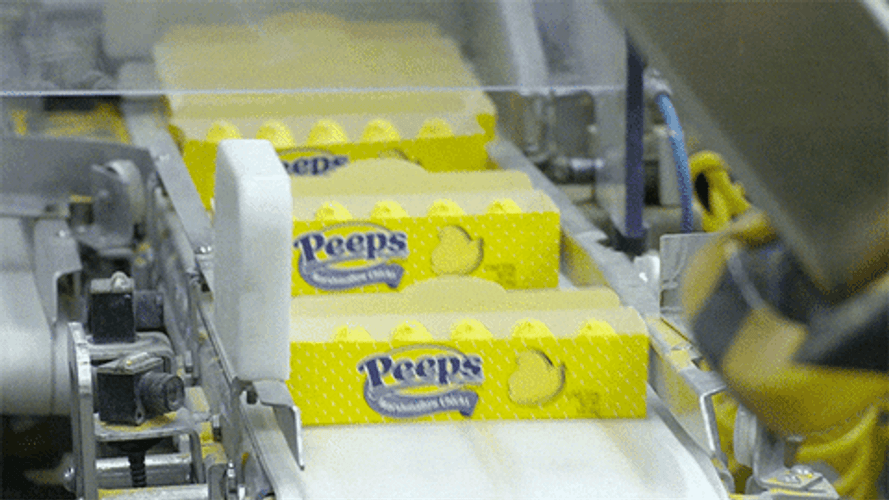 Easter Peeps Production GIF