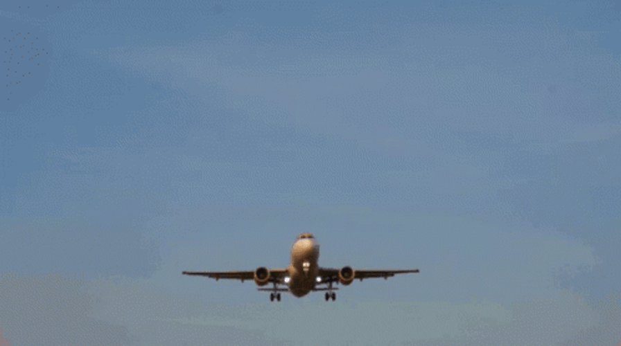 Easy Jet Flying Aircraft Airport GIF