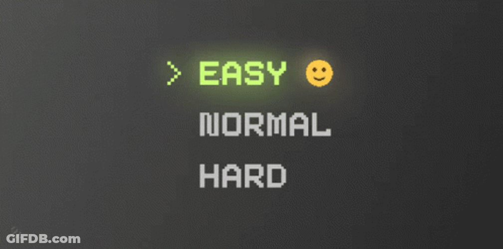 Easy Mode Video Game Difficulty GIF