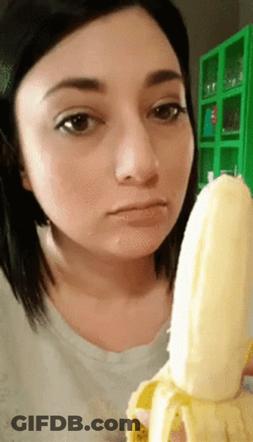 Eating Banana GIF