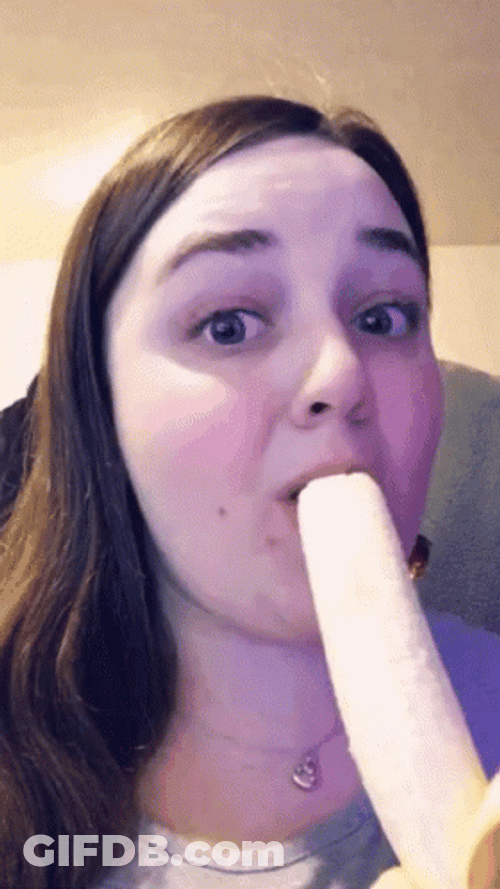 Eating Banana GIF