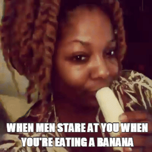 Eating Banana Funny No Teeth GIF