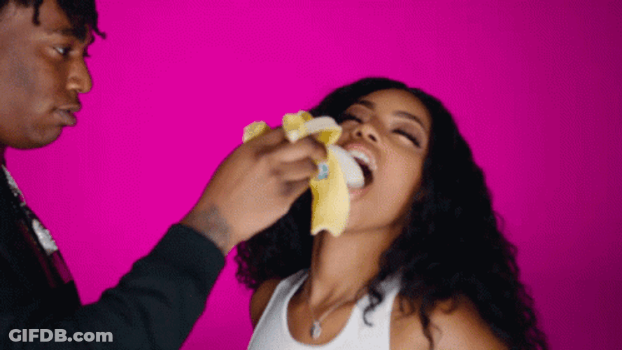Eating Banana GIF