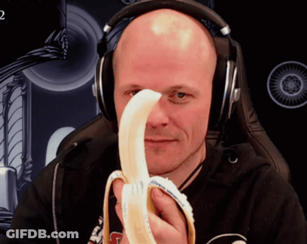 Eating Banana GIF