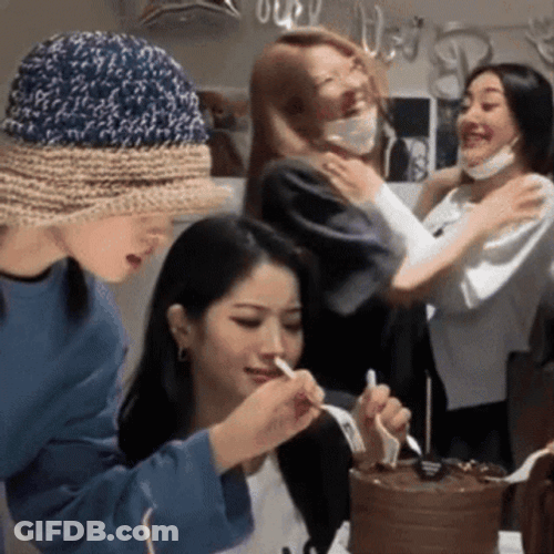 Eating Cake GIF