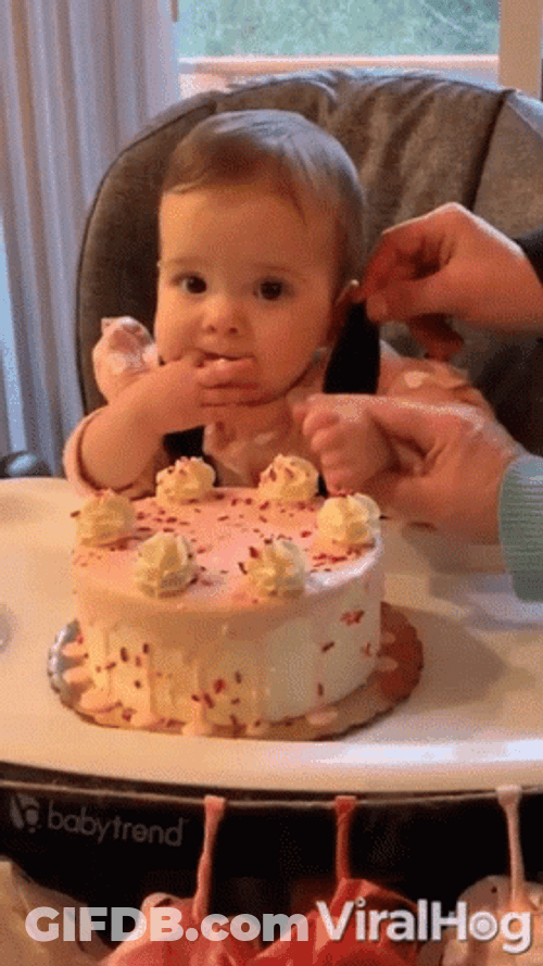 Eating Cake GIF