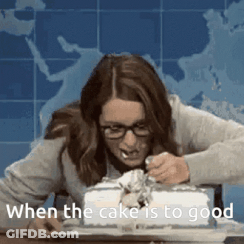 Eating Cake When Cake Is Good GIF