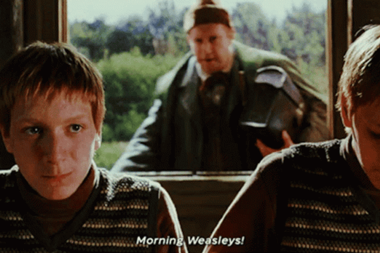 Eating Fred Weasley Morning Weasleys GIF